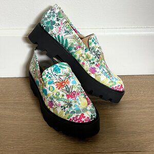Franco Sarto Balin Floral Chunky Penny Loafers 6.5 NWT